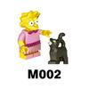 Nieuwe Simpson Serie Bouwsteen Minifiguur M1001 M1002 Verpakt Educatief Speelgoed voor Kinderen