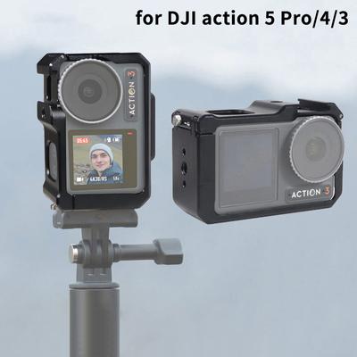 Sportkamera-Metallschutzrahmen für DJI Action 5 Pro/4/3 Kaninchenkäfig-Schnellwechselhalterung für DJI Action 5 Pro-Kamera