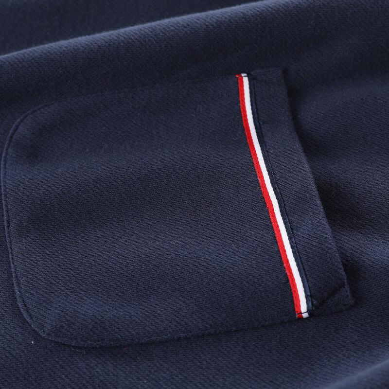 Girl's Long Sleeve Navy Collar Princess Dress