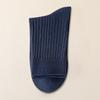 Pure Cotton Men's Antibacterial Double-needle Socks - Mid-length Winter Anti-odor and Sweat-absorbing Long Stockings