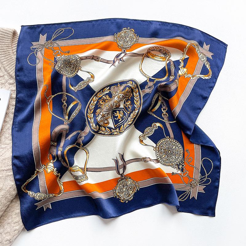 

53 * 53 см шелковичный маленький квадратный шарф многофункциональный профессиональный модный декоративный шелковый шарф для весны и осени теплая шаль 53*53cm