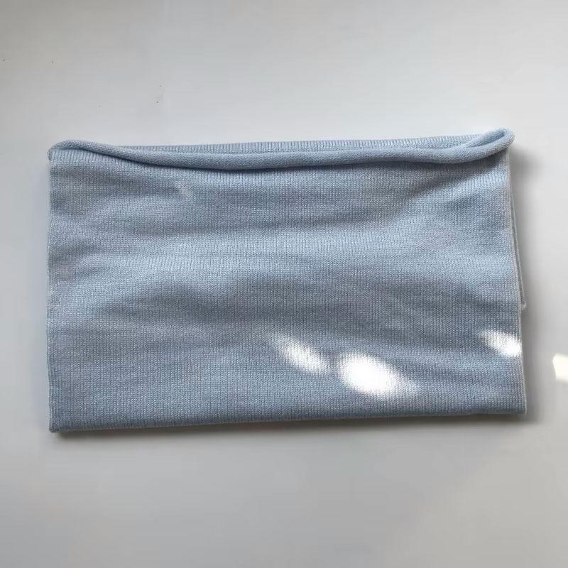 

Basic Neck Gaiter Women Men Knitted Cashmere Col Turtleneck Neck Warmer Unisex Wool Pullover Scarves Neck Protector Mock Collar One Size