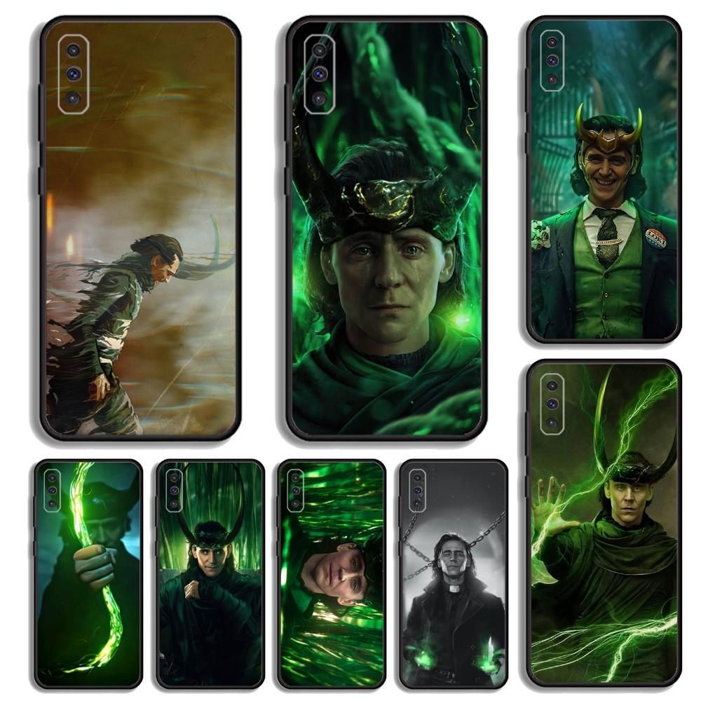 Actor Tom Phone Case For Samsung S23,23,22,30,21,10,9,Note20 Ultra,Lite,Ultra,5G,Plus,FE,H-Hiddleston God L-Loki Black Soft Case