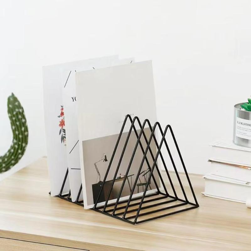 1Pcs Multifunctional Vertical European Art Collection Album Display Rack 5/9 Grids Storage Rack For Vinyl Records Magazine