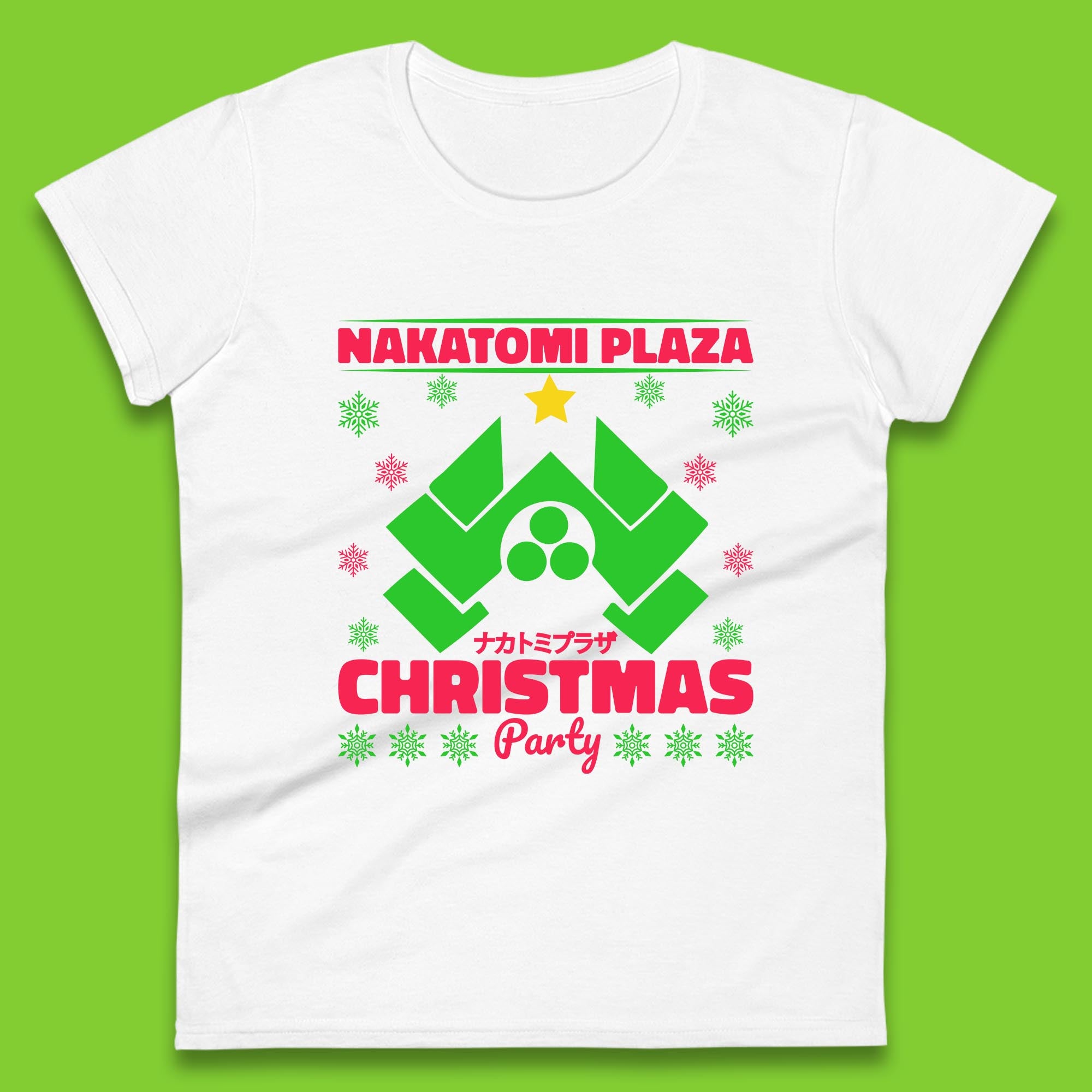 Nakatomi Plaza Christmas Party Womens T Shirt Mens Tops Tees Unisex 4XL