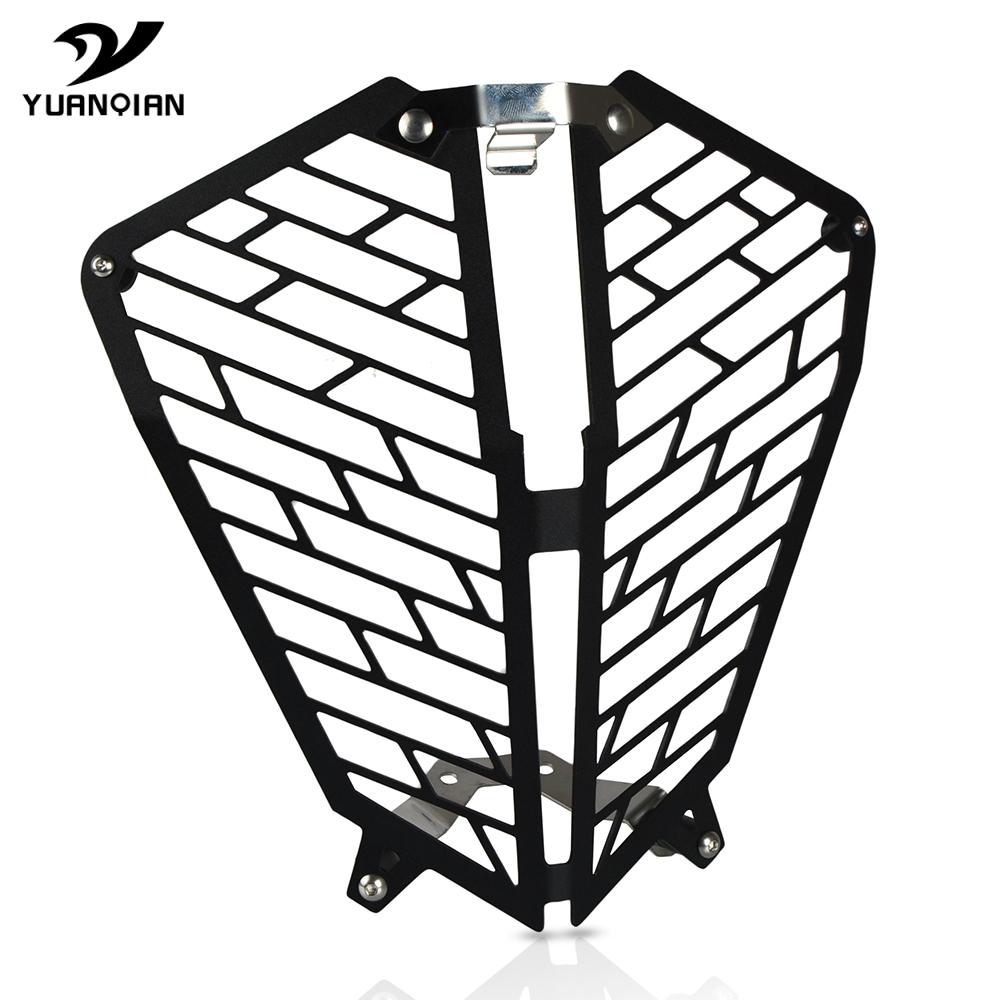 Motorcycle Aluminum Headlight Protector cover grill For 790 Adventure 790 AdventureR/S 790 ADV /R/S -
