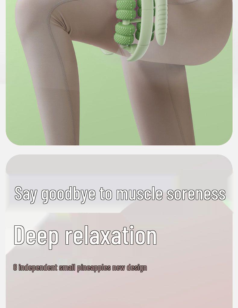 26-Wheel Calf and Leg Slimming Massager Roller