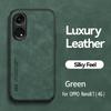 For Oppo Reno8 T Leather Case Sheepskin Texture Back Cover Soft Frame Shockproof Phone Case for  For Oppo Reno8 T Reno 8T 4G