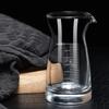 80ml Foreign Wine Glass with Scale Lines Household 2pcs Set Baijiu Dispenser Transparent Decanter Party Thick Bottomed Glass Cup