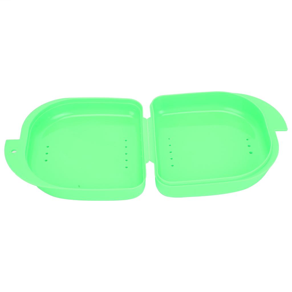 Plastic Dental Retainer Box Orthodontic Dental Retainer Portable Storage Box with Vent Holes