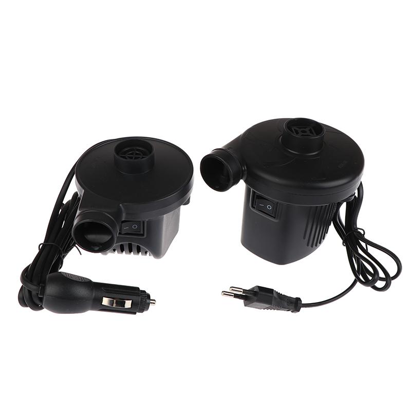 Portable Electric Inflatable Pump With 3 Nozzles Air Mattress Boat Auto Air Inflatable Pump For Car Home Use Camping Inflator