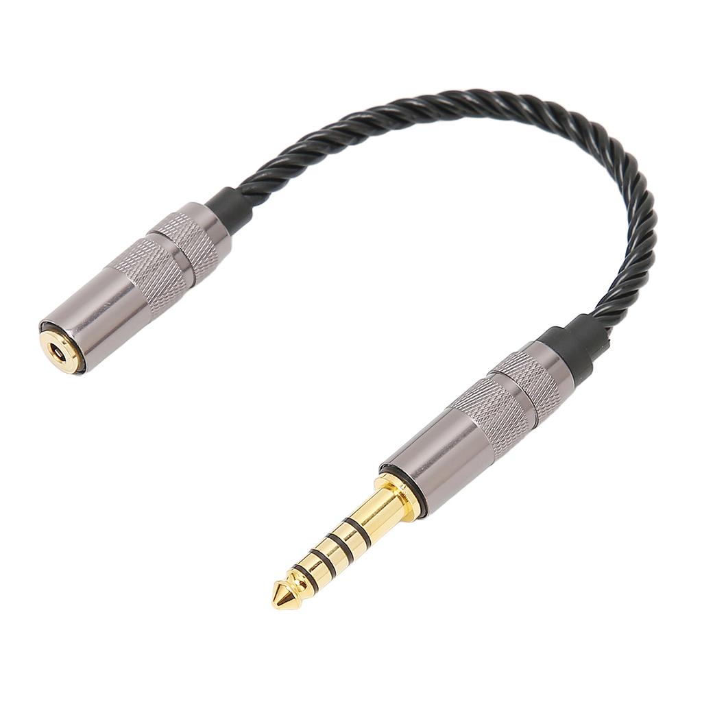 Balanced Cable Adapter 4.4mm Male to 2.5mm Female Gold Plated Oxygen Free Copper Wire Core Adapter Cable