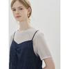 Women S Shirring veSt   Sheer Inner Set c262mSc047