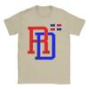 Dominican Republic RD Flag Pride TShirt for Unisex Crew Neck Cotton T Shirts Short Sleeve Tee Shirt Plus Size Clothes