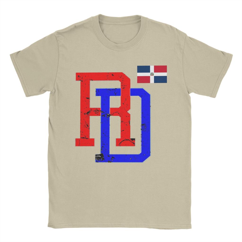 Dominican Republic RD Flag Pride TShirt for Unisex Crew Neck Cotton T Shirts Short Sleeve Tee Shirt Plus Size Clothes