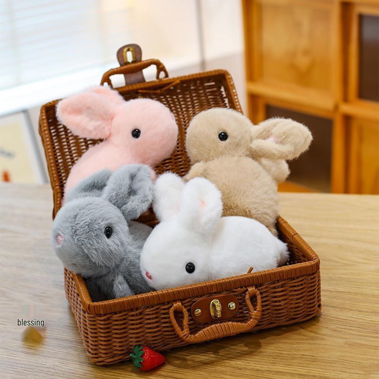 

Cute White Rabbit Plush Pillow - Soft Toy Gift for Girls Birthdays 20 cm