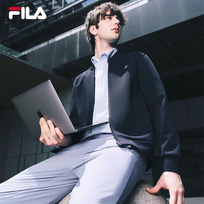 Мужская повседневная вязаная куртка FILA с воротником-стойкой 2XL