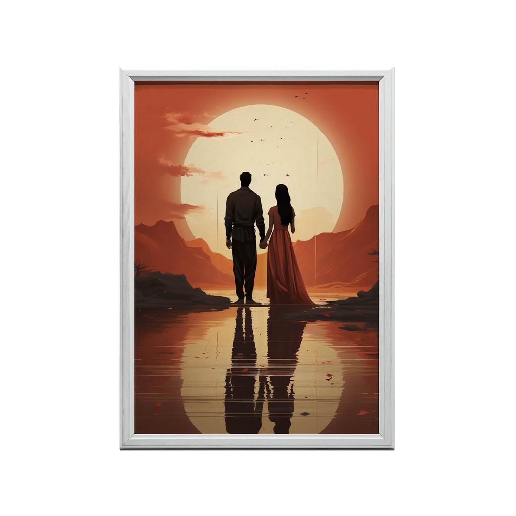 A Moment Together A Moment Together, 70X100 Cm, Unframed, Premium Canvas On Stretcher