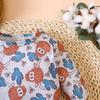 1-24 Months Baby Boy Bull Head Cactus All-over Print Jumpsuit Long Sleeve Romper