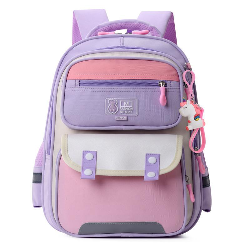 Adorable Cartoon Print Backpack For Kids With Lightweight Design And Large Capacity