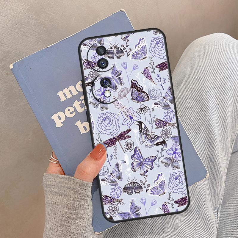Moths insects botanical butterflies Case For Honor Magic 8 5 6 7 Pro Cover For Honor 400 200 Lite 50 70 90 X8a X8b X9a X9b X9c