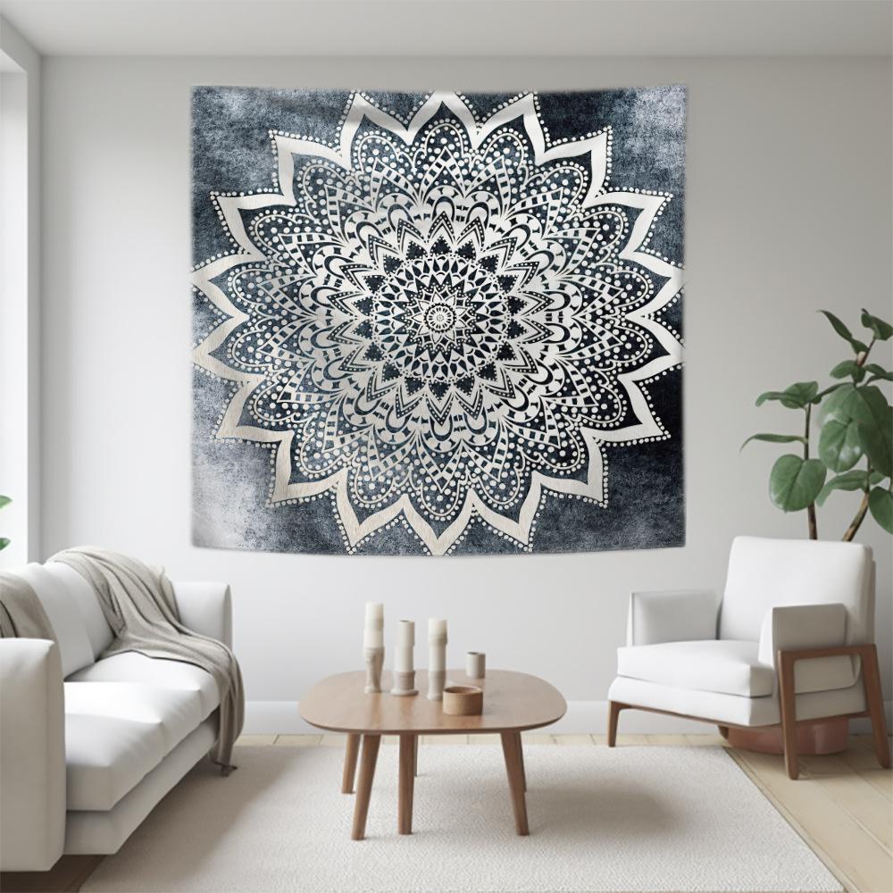 Bohemian style tapestry for bedroom photo background fabric living rooms bedrooms macrame wall hanging room decor aesthetic
