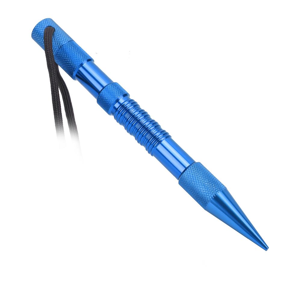 Umbrella Rope Needle Paracord Spike Needle Bracelet Aluminum Binding Stitches Corchet ToolSingle Blue