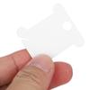 200pcs White Plastic Thread Winder Plate Bobbin Winder Embroidery Floss Bobbins  Cross Stitch