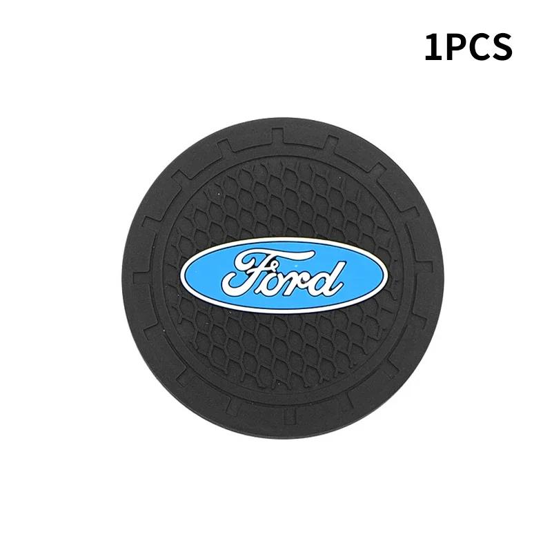 

2025 Fashion Water Cup Holder Mats Upgraded Drink Non-slip Coaster For Ford mk2 mk3 Ranger Mondeo mk4 S-MAX Kuga Mustang Fusion