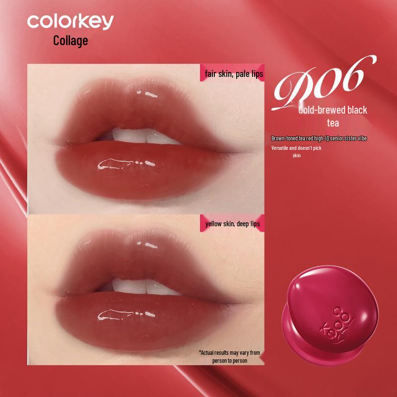 Colorkey Ice Cream Lip & Cheek Tint: Low Saturation Gloss for Bright, Plump Lips