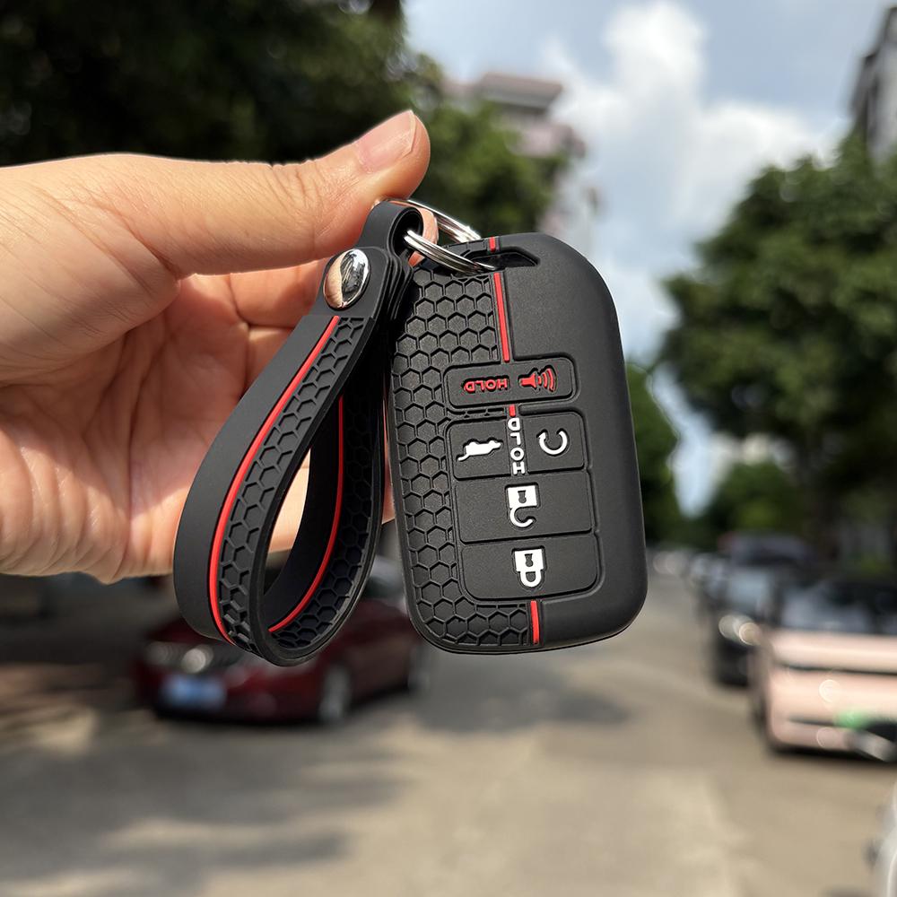 Key Cover For Honda Civic 11Th Gen Ve-1 Accord Vezel City Hrv Enp1 Crv Freed Fit Shuttle Gp8 Jade 2014- Key Fob Accessories