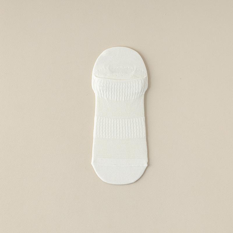 24 Spring And Summer Short Socks Men S Boneless Cotton Breathable Sports Socks Antibacterial Deodorant Shallow Mouth Invisible Men S Socks One size белый