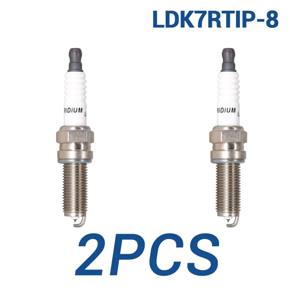 2-8PCS Iridium Candles Replace for ILKR7K8 LKR7BI8 1884408070 Denso ZXU22HPR8 1A15-18-110 PLKR7B8E ILKR7B8 TORCH LDK7RTIP-8 2 pieces LDK7RTIP-8
