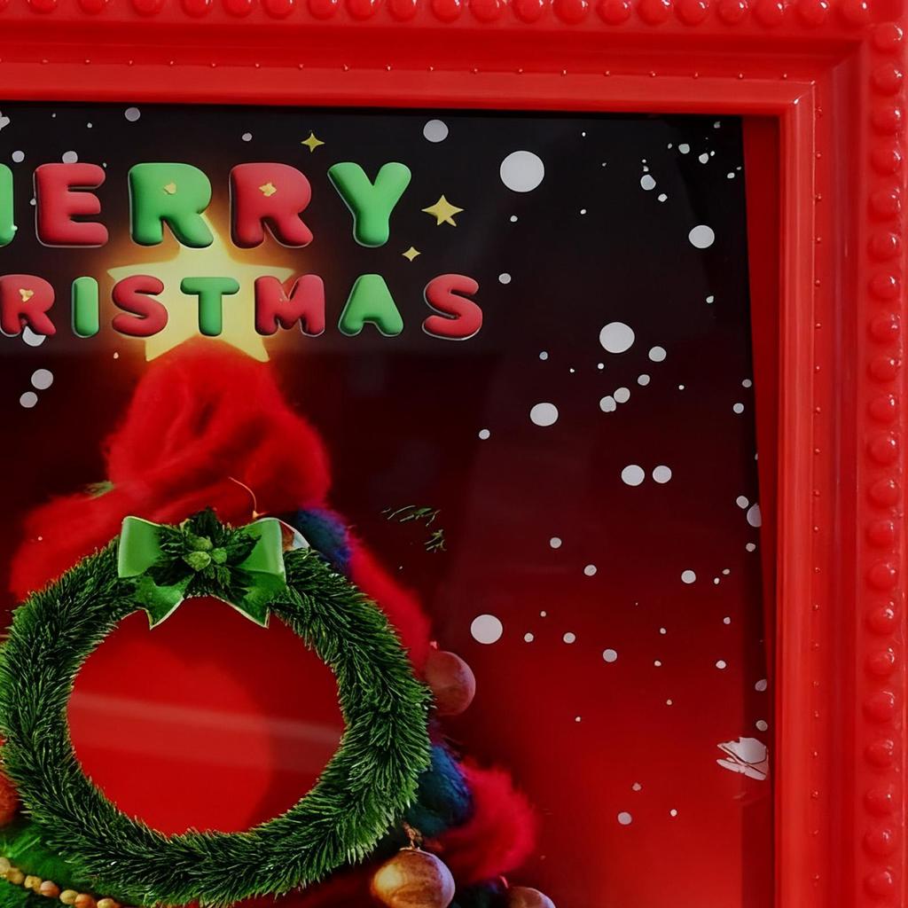 Wall Candy Dispenser Frame Storage Rack Christmas Organizer Christmas Candy Box Dispenser Photo Frame For Vending Bean Cereal