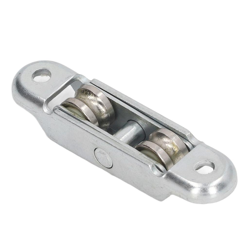 4Pcs Wheel Roller Pulley with Slot Stainless Steel Sliding Door Window Double Roller Pulley 16mm