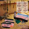 4Pcs Clear Tool Pouch Bag With Zipper Waterproof Oxford Cloth Small Tool Bag Anti-Static Tool Storage Organizer Pouch
