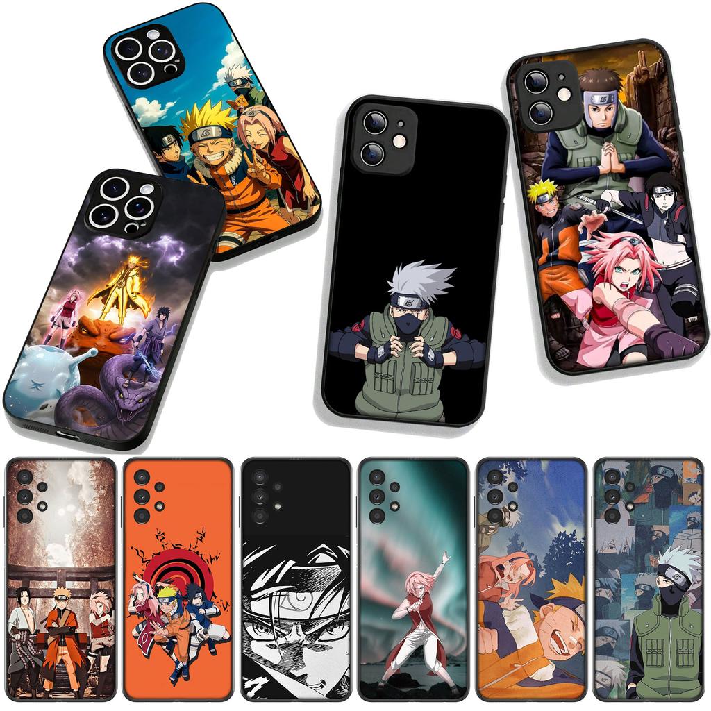 Cover for Apple iPhone 17 16 11 Pro XS Max XR 6 7 8 Plus 16E SE 2020 Air 5 SE2 Phone Case Sasuke Kakashi Narutos Haruno Sakura