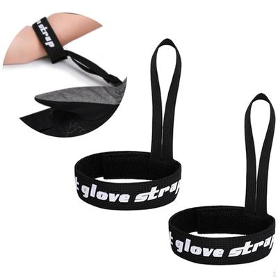 2 Stück Elastische Ski-Handschuh-Handgelenkschlaufe Sport Sicher Nylon Leicht Leine für