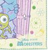 Marushin Panic Days Hand Mini Antibacterial and Fully Product 2005101200 Monsters, Inc. Towel, Towel, 25x25cm, Cotton, Deodorizing, Embroidered,