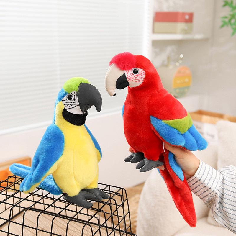 Macaw Plush Bird Doll - Soft Toy for Kids, Boys & Girls Gift
