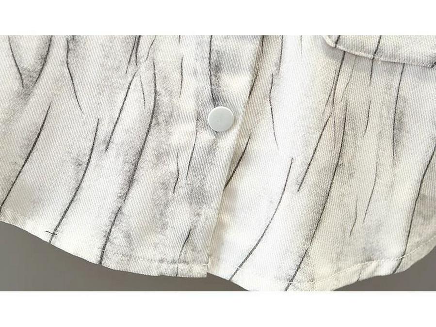 Boys' Trendy Shirt Jacket Set - Cool Long Sleeve Autumn/Spring Outfit 2025