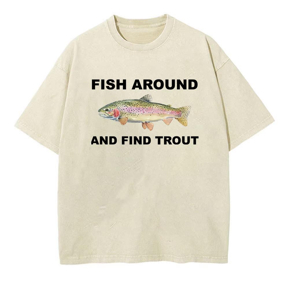 T-shirt da Pesca Giapponese con Grafica di Pesci Anime T-shirt Per Pescator Unisex Unisex Unisex 100% Cotone Top Largo