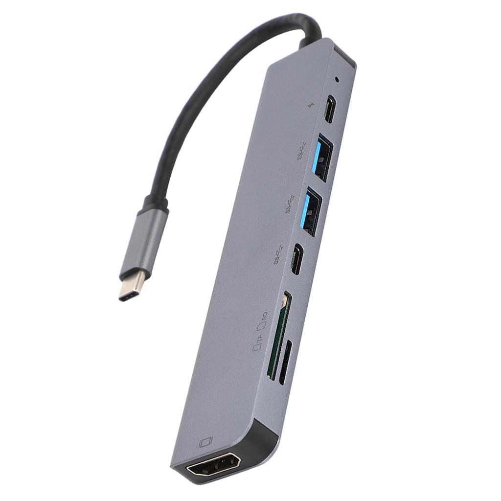 7In1 Hub TypeC To HDMI +PD Multifunction Adapter Fast Charge Converter