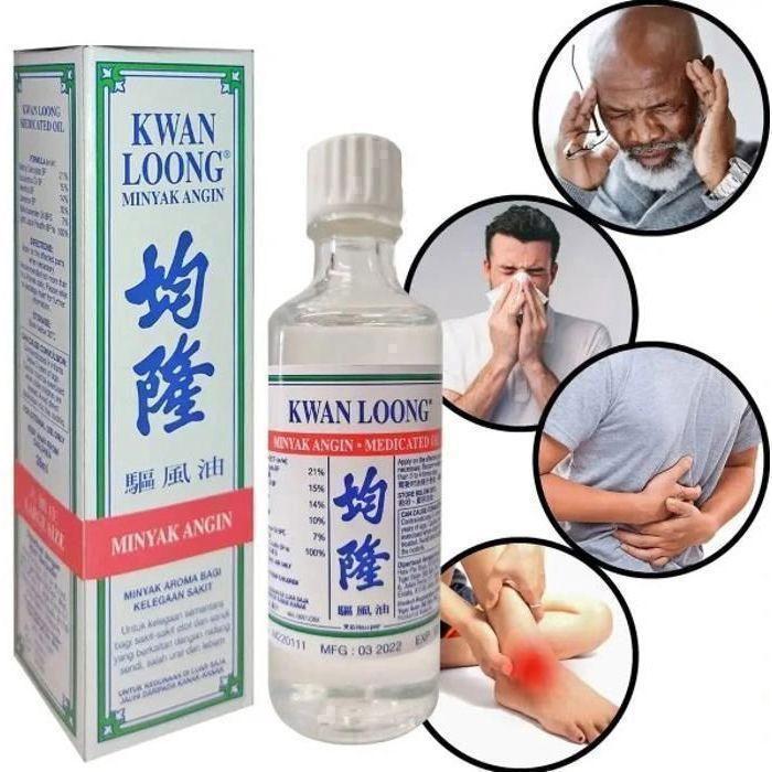 Lotion Médecine Chinoise 57ml | Huile de Récupération & Massage | Effet Rafraîchissant & Apaisant | Formule 100% Naturelle