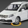 1:24 V260L MPV Simulation Car Model Alloy Die-casting Sound and Light Toy Children's Birthday Gift Collection