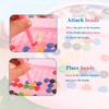 Children's Magnetic Doodle Board with Pen & Beads Drawing Toy for 3-8 Years Kids Educational Boy Girl Montessori Gift Boys Girls