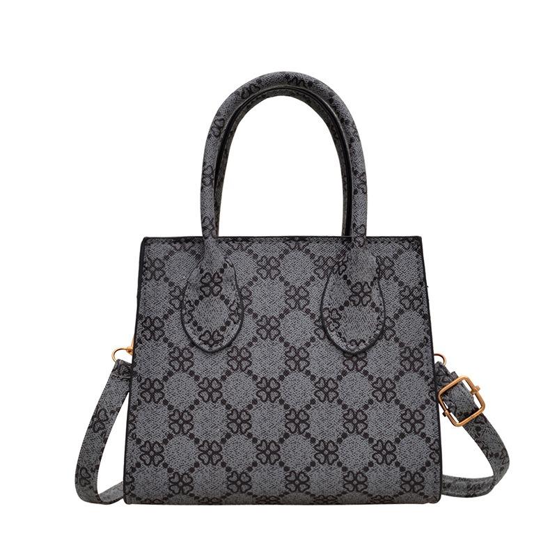 New Retro Texture Casual Simple Fashion Shoulder Crossbody Portable Small Square Bag Commuter Women's Bag