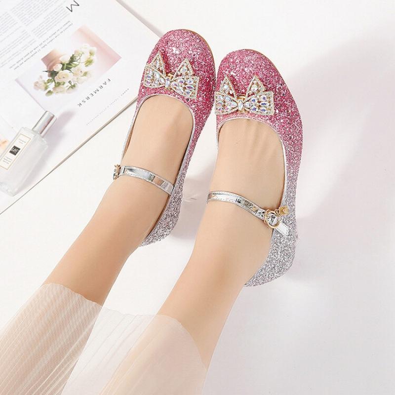 

Весенне-летние детские кожаные туфли женские новые на резиновой подошве для девочек, одноклассниц, низкие, туфли принцессы для детей среднего и старшего возраста, студенческие, си 39 (inner length 24.5cm) розовый