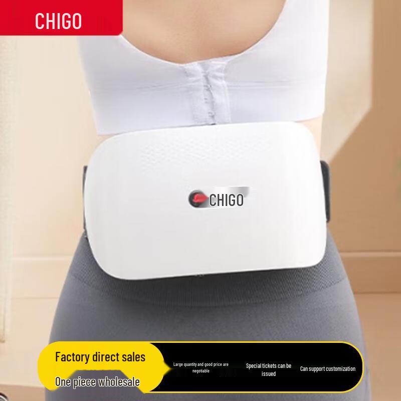 

CHIGO Умный беспроводной массажер для талии и живота с подогревом и разминанием, штекер CN (адаптер в комплекте)