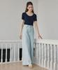 ZEROSTREET [3 Colors] Wish Wide Denim Pants